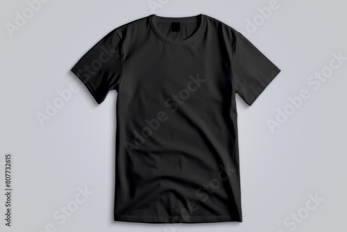 black t shirt  mockup hanging realistic collections, template design © sana