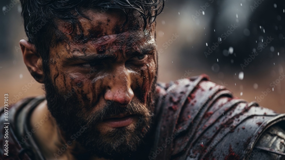 Gladiator's fierce scars recount arena trials Gladiator's fierce scars recount arena trials