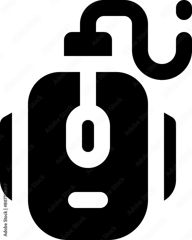 mouse icon. vector glyph icon for your website, mobile, presentation, and logo design.