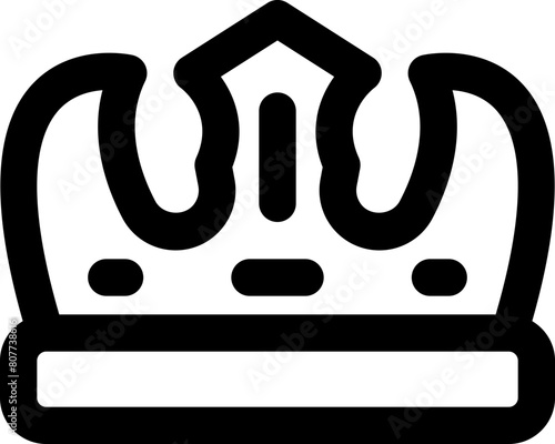 crown icon. vector line icon for your website, mobile, presentation, and logo design.