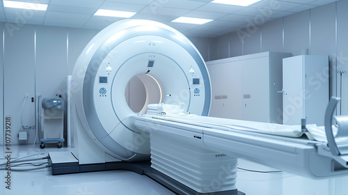 CT ( tomography) scanner in the hospital. 