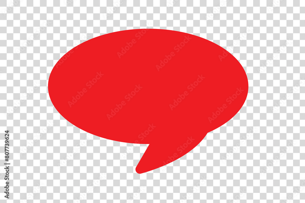Speech bubble / speech balloon or chat bubble line art icon for apps and websites Speech bubble / speech balloon or chat bubble line art icon for apps and websites
