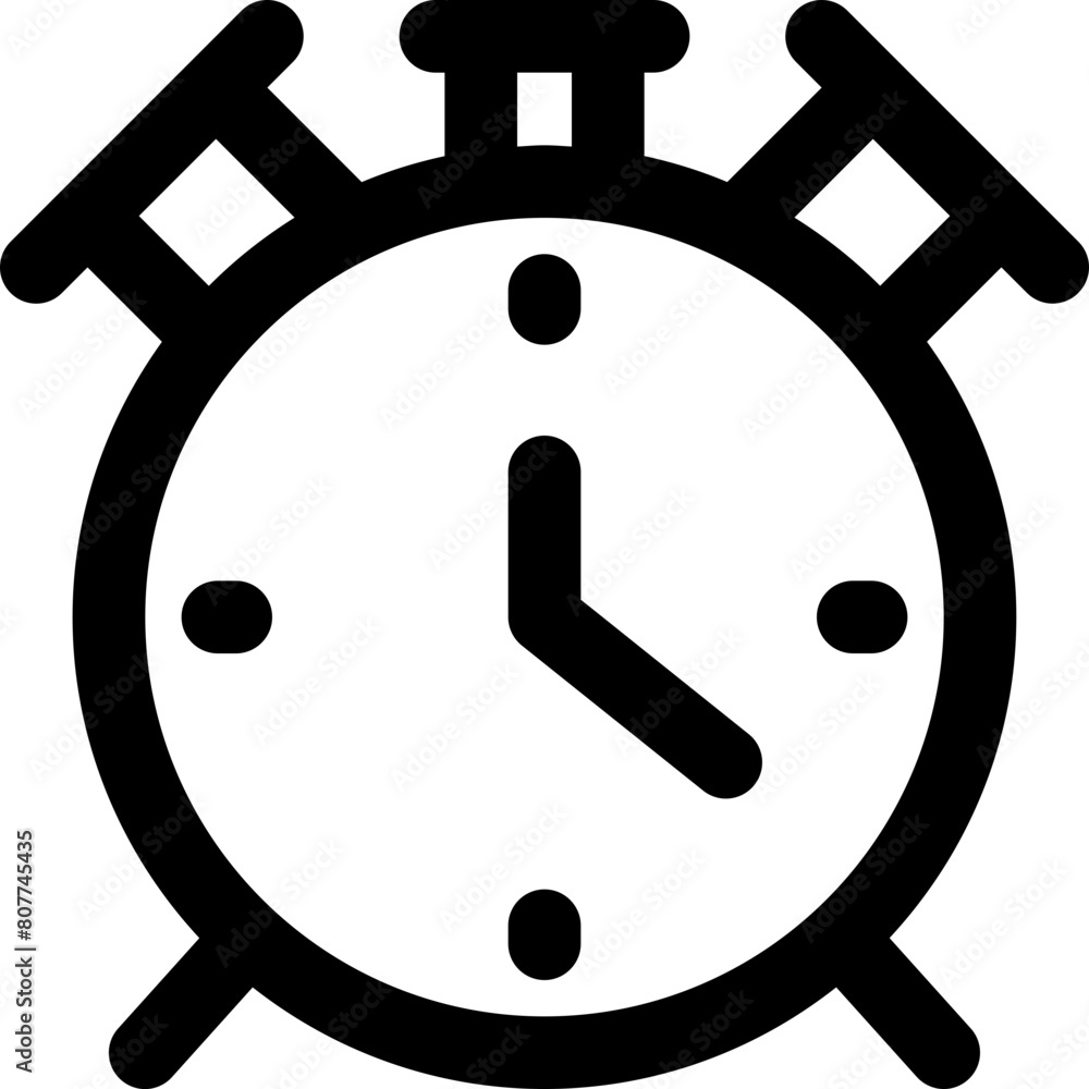 alarm icon. vector line icon for your website, mobile, presentation, and logo design. alarm icon. vector line icon for your website, mobile, presentation, and logo design.