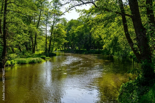 Obraz na płótnie Konstancin Jeziorna, photo Wojciech Fondalinski w salonie