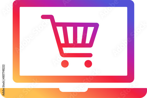 Instagram Online Shopping Monitor Icon Instagram Gradient App