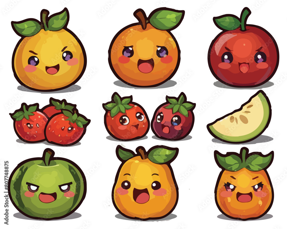 Fruits vector illustration design Fruits vector illustration design