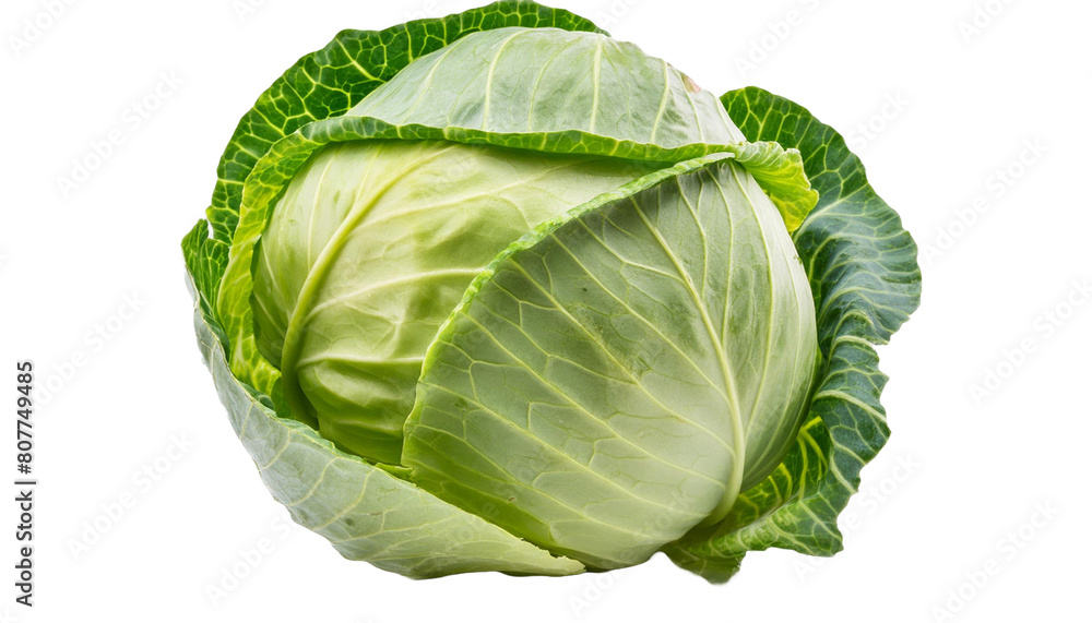 Fototapeta premium Cabbage isolated on transparent background