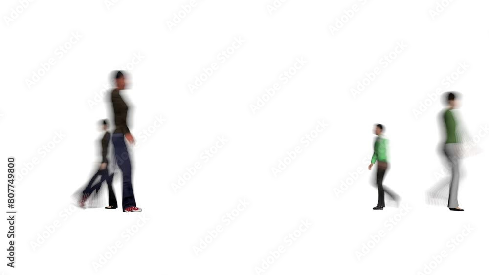 Blur people crowd on white bg Blur people crowd on white bg
