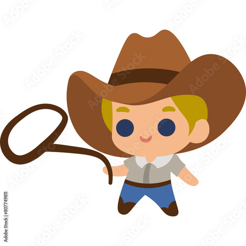 funny cartoon cowboy