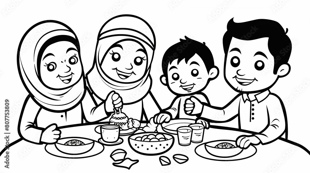 Family at table mom and dad and kids UHD wallpaper Family at table mom and dad and kids UHD wallpaper