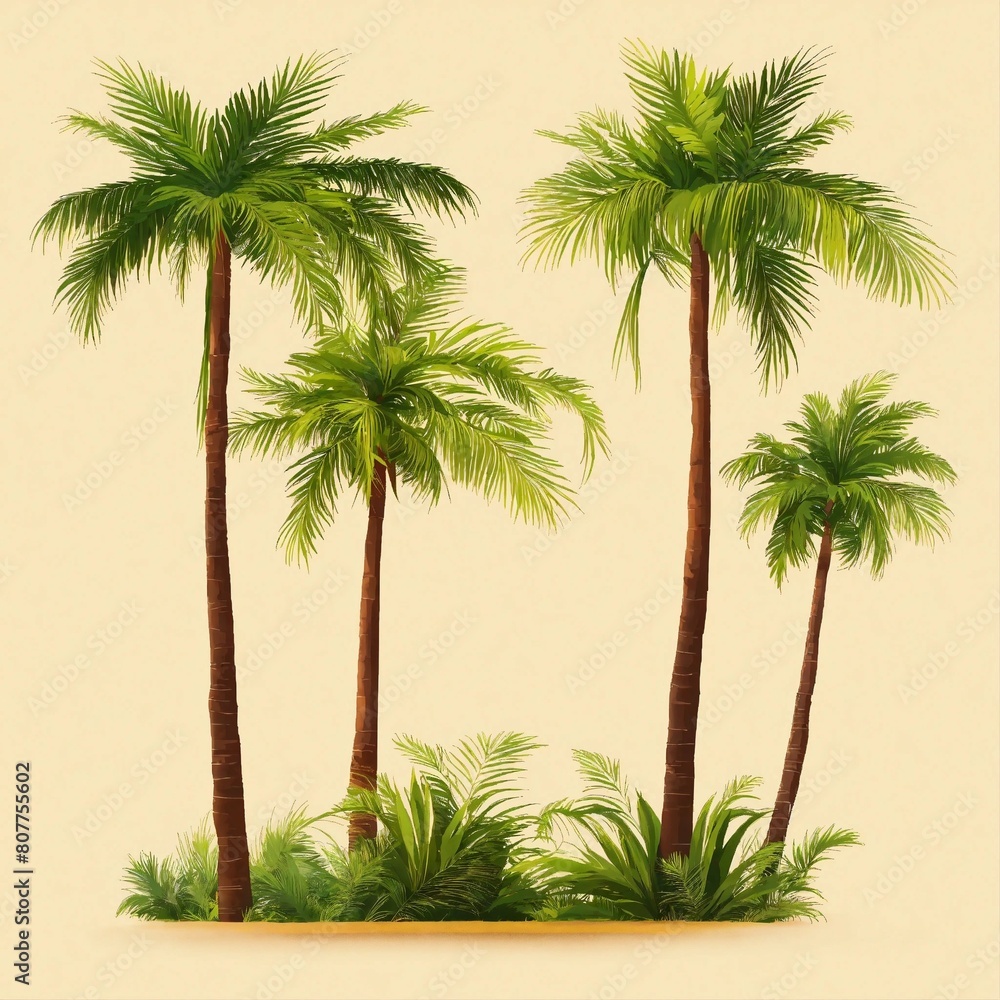 Fototapeta premium palm trees