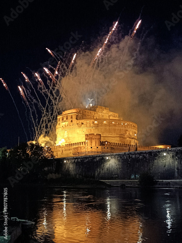 La Girandola di Michelangelo per la festa di San Pietro e Paolo, Roma