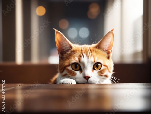 cat on the table © birdmanphoto