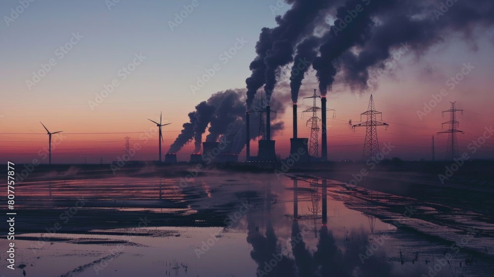 Problems causing greenhouse gas emissions.