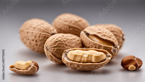 peanuts on transparent background 