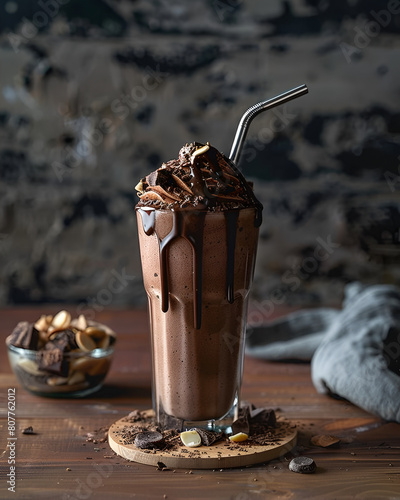 Decadent Chocolate Milkshake