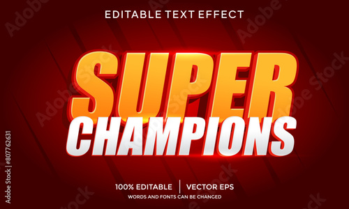 super championstext effect template