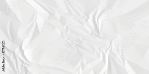 White crumpled paper texture . White wrinkled paper texture. White paper texture . White crumpled and top view textures can be used for background of text or any contents .