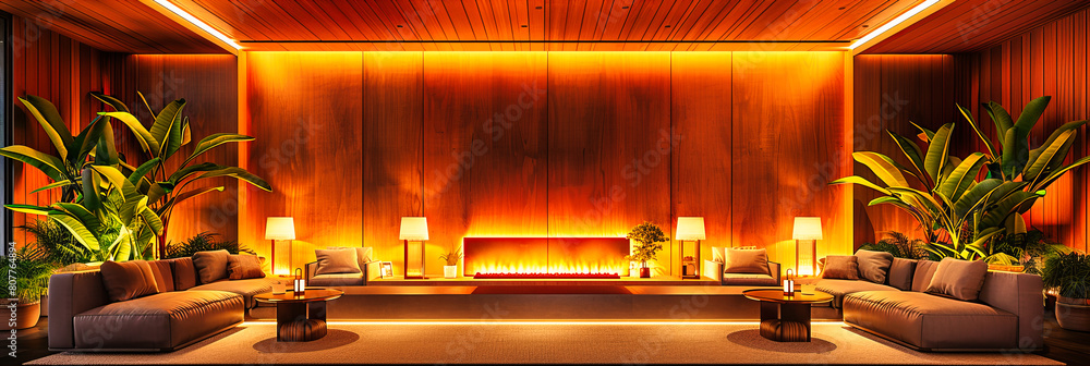 Contemporary Office Interior with Sleek Design and Modern Furniture, Elegant Business Space Contemporary Office Interior with Sleek Design and Modern Furniture, Elegant Business Space