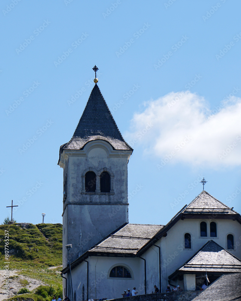 Fototapeta premium Monte Santo di Lussari, Alpi Giulie, Tarvisio