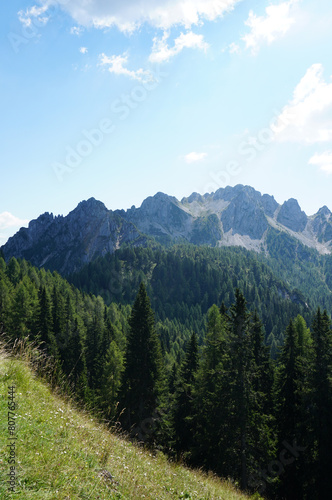 Fototapeta Naklejka Na Ścianę i Meble -  Monte Santo di Lussari, Alpi Giulie, Tarvisio