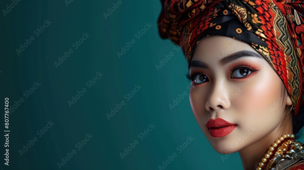 Beautiful amazing indonesia woman on studio background. Copy Space. Beautiful amazing indonesia woman on studio background. Copy Space.