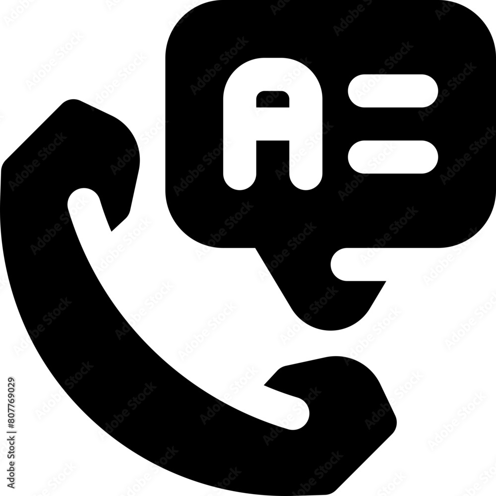 ask icon. vector glyph icon for your website, mobile, presentation, and logo design.