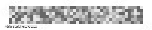 Censor blur texture. Gray pixel mosaic backgrounds. Checkered patterns to hide text, image or another prohibited, privacy or adult only content. Vector graphic illustration