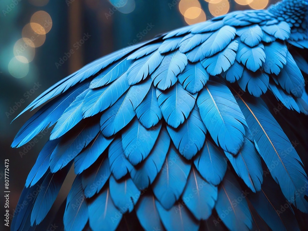 Fototapeta premium blue and yellow macaw