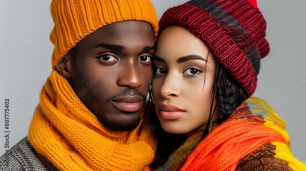 African American man and woman couple African American man and woman couple