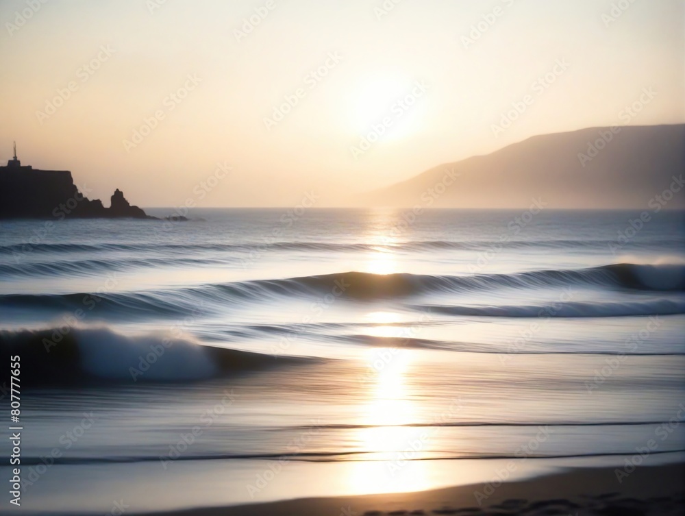 Fototapeta premium sunset over the sea