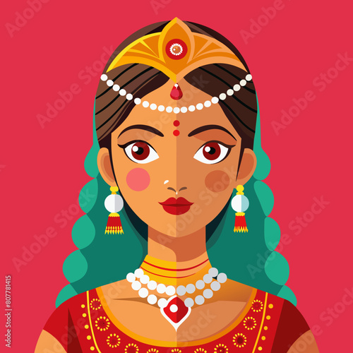 The Indian Bride's Resplendent Red Saree, Adorned with Exquisite Jewelry and Ornate Hairstyles, Indian bride ,Indian women , RED , sindhur, glow ,lengha,mehendi