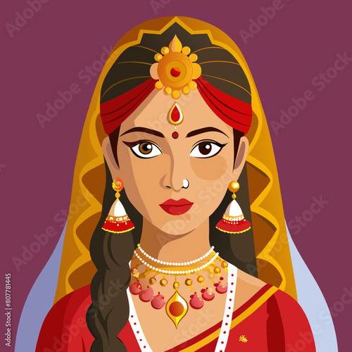 The Indian Bride's Resplendent Red Saree, Adorned with Exquisite Jewelry and Ornate Hairstyles, Indian bride ,Indian women , RED , sindhur, glow ,lengha,mehendi