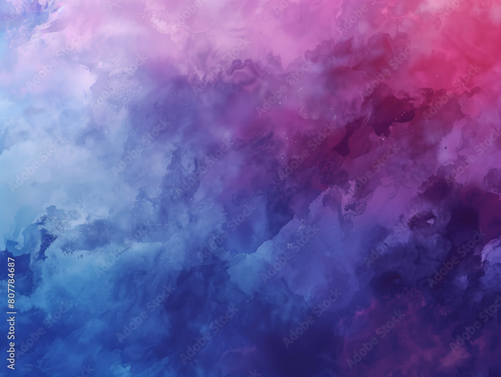 Ethereal Pink and Blue Smoke Clouds Abstract Background