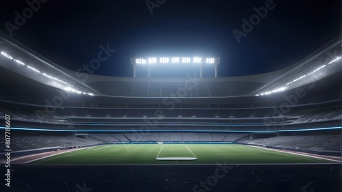 cinematic lighting, stadium lighting