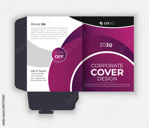 Business cover page design emplate