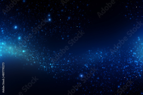 Wallpaper Mural abstract blue background with glowing lines and particles. vector illustration. Torontodigital.ca