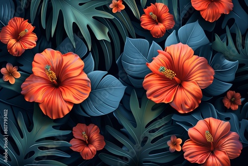 Wallpaper Mural Vibrant Fluid Shapes: Contemporary Abstract Clipart Collection Torontodigital.ca