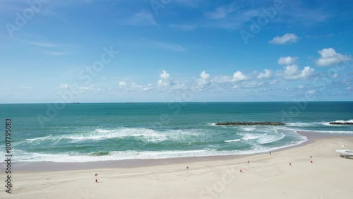 ashkelon beach at south israel photo