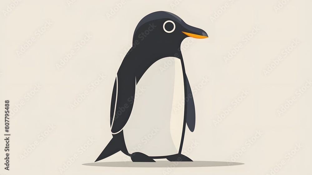 Obraz premium Penguin image design. Art and realistic of generate