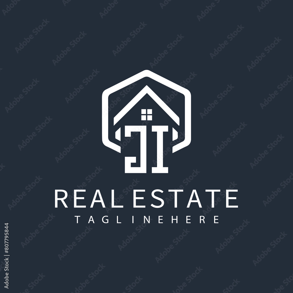 initial monogram logo for real estate with building shape creative design
initial monogram logo for real estate with building shape creative design