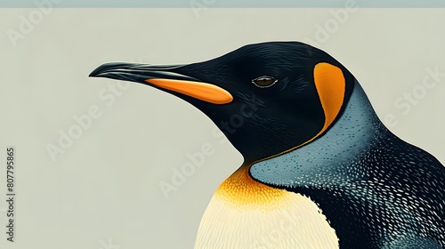 Wallpaper Mural Penguin image design. Art and realistic of generate Torontodigital.ca