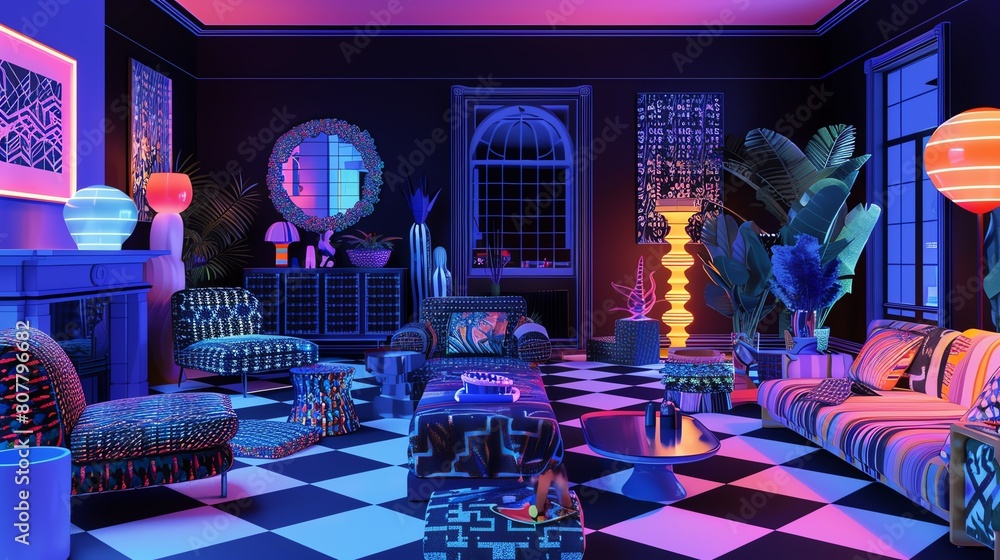 An interior designer using a 3D modeling app to visualize room layouts ...