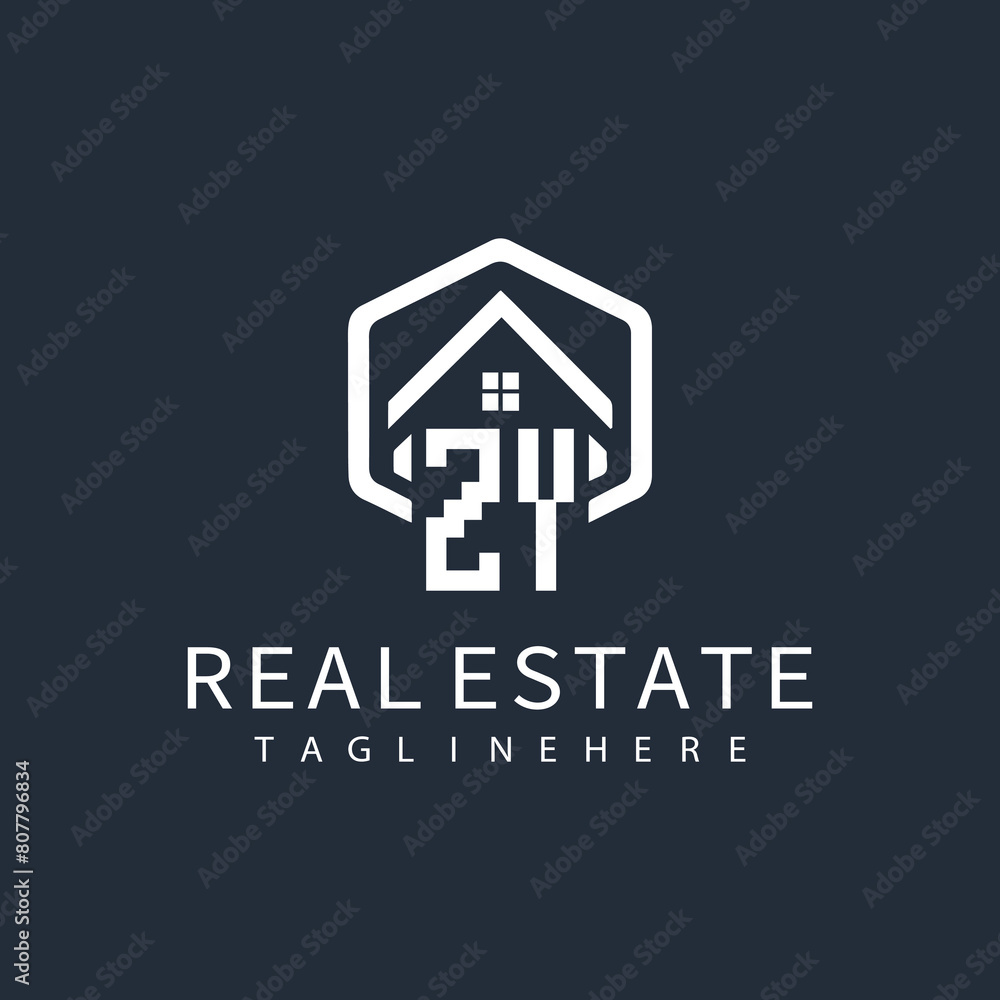 initial monogram logo for real estate with building shape creative design
initial monogram logo for real estate with building shape creative design