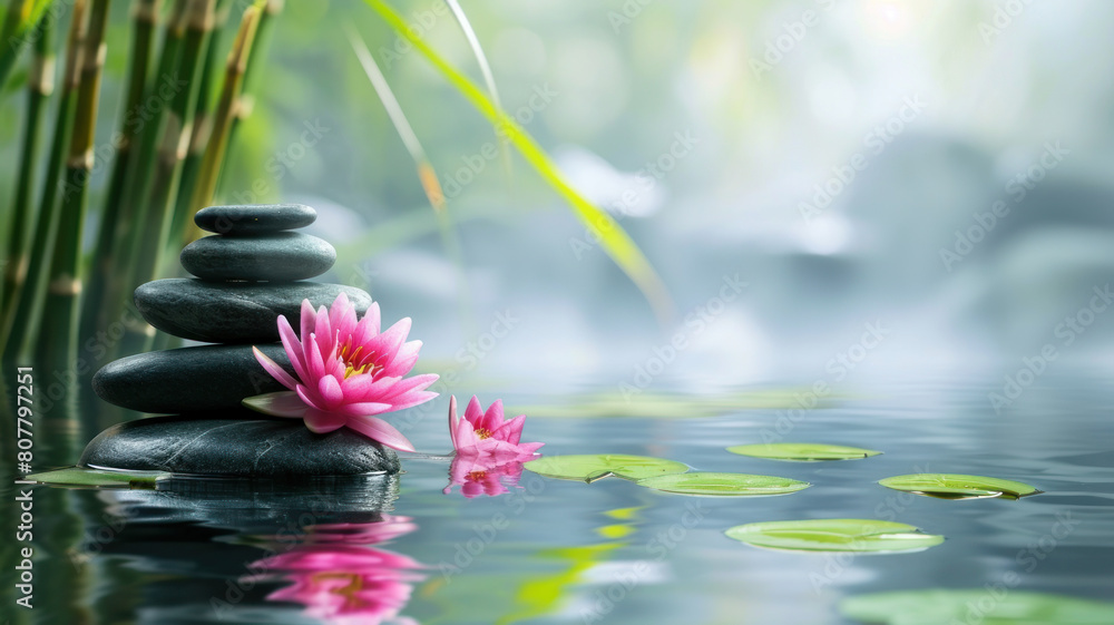 Spa Natural Alternative Therapy With Massage Stones And bamboo Spa Natural Alternative Therapy With Massage Stones And bamboo