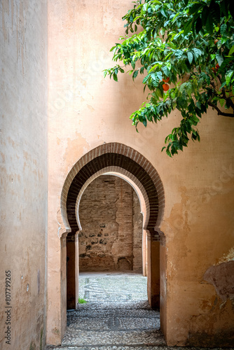Porte mauresque Alhambra Grenade