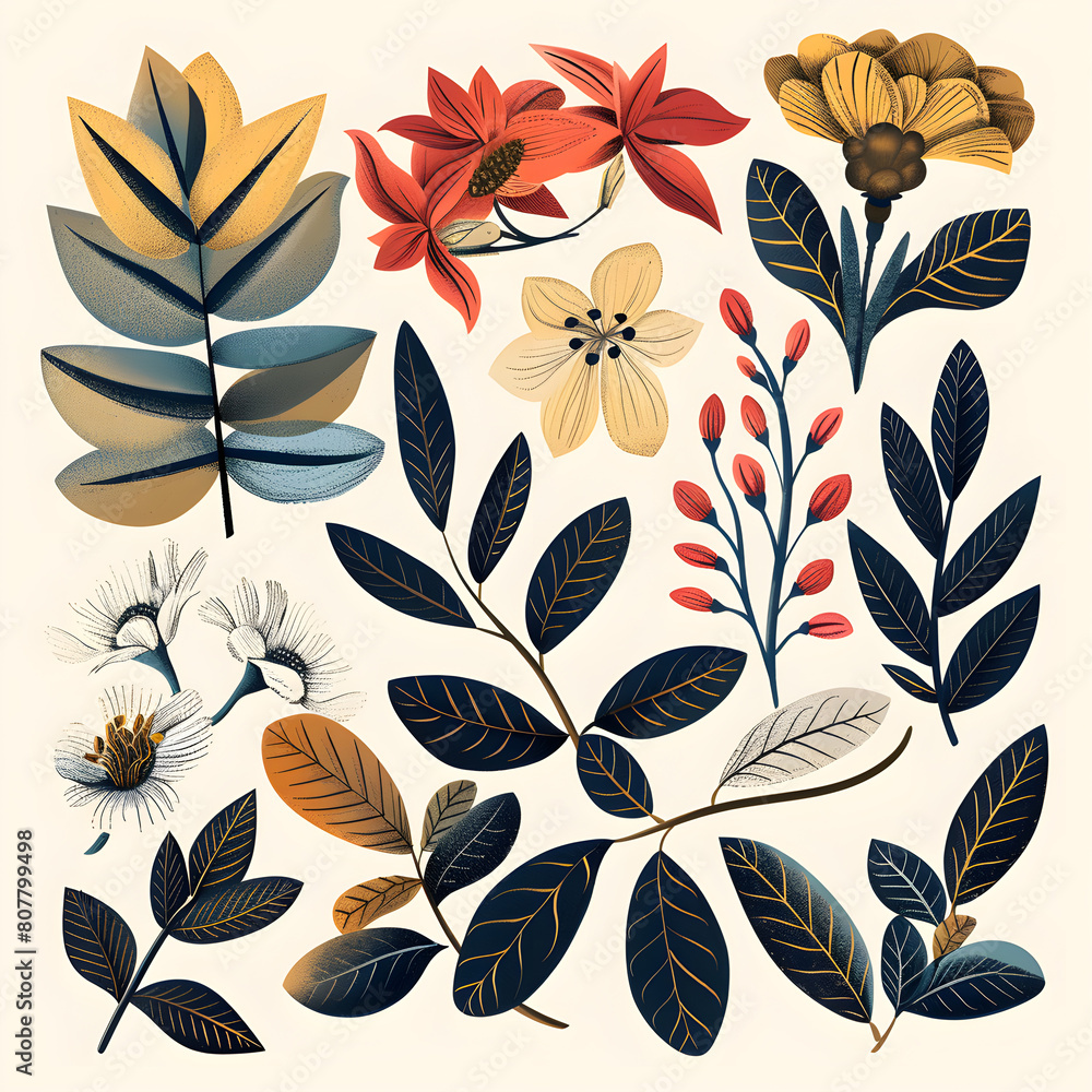 Nature and Floral Illustrations Nature and Floral Illustrations