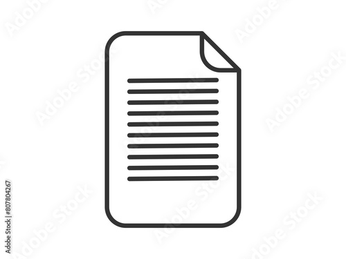 Icon depicting documents, suitable for web and mobile applications, isolated for use in graphic and design. Illustration a vector