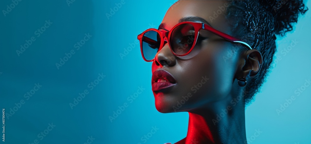 Glamorous portrait of an African American woman Glamorous portrait of an African American woman