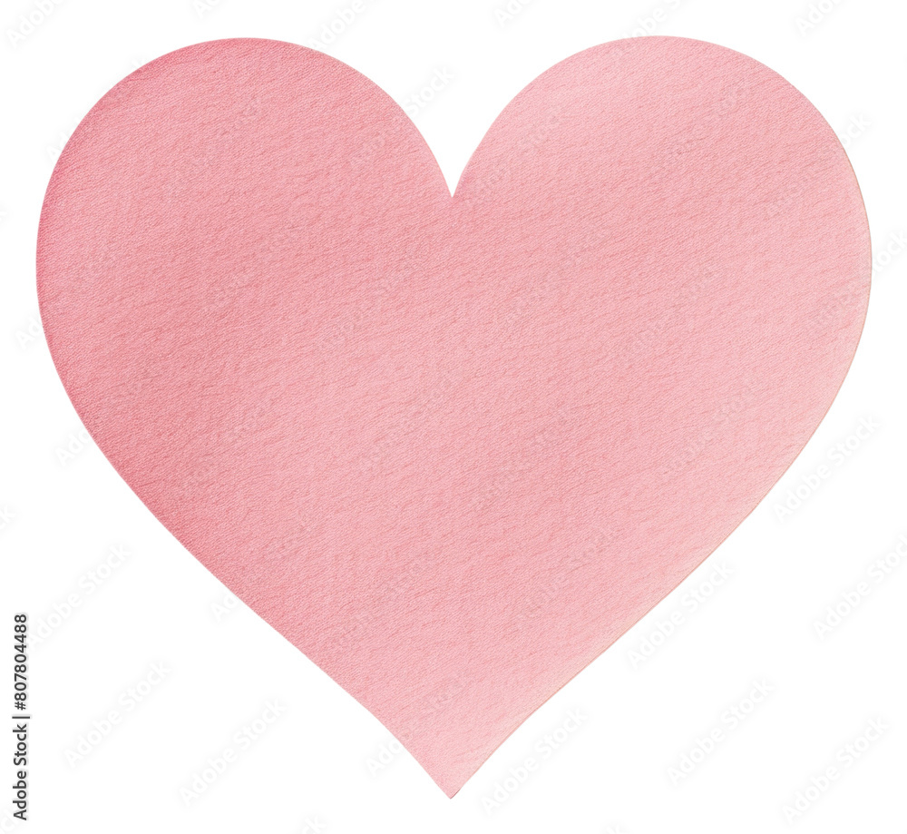 PNG  Heart paper pink white background.
